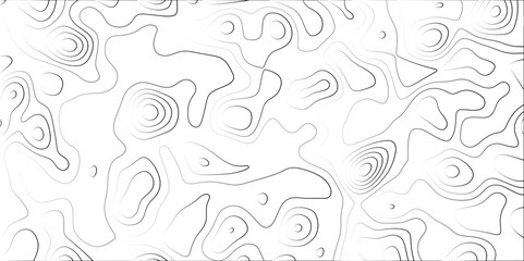 Fototapeta premium Contour map wavy background. Abstract Geographic Gradient line mountain relief. background. Geography scheme and terrain. Topography grid map. Stylized topographic contour map backdrop.