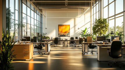 現代的なオフィス空間