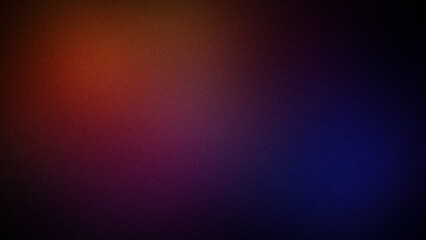 Vibrant gradient with a smooth blend of orange, red, purple, and blue. Grainy texture, ideal for 4K backgrounds, wallpapers, banners, and digital art backdrops