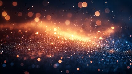 Sparkling Abstract Glitter and Light Background. Ideal for Glamorous Events, Holiday Designs, and Stylish Invitations. Generative AI