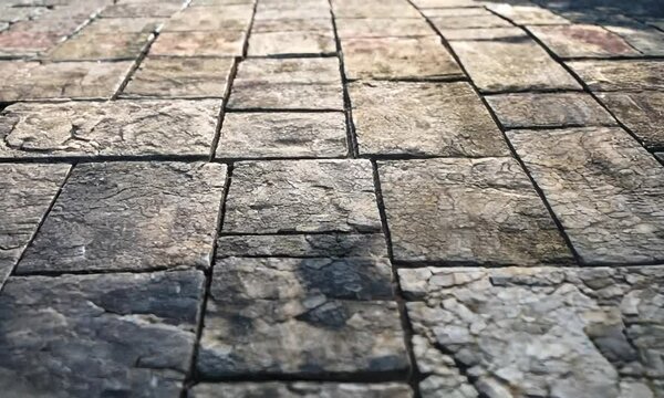 Concrete Paving Slab Texture Background, Video