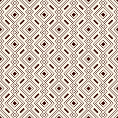 Ethnic, tribal seamless surface pattern. Repeated diamonds and rhombuses motif. Folk background. Folkloric wallpaper. Geometric ornament. Geo digital paper, textile print. Vector art