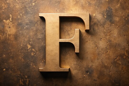 Repeating uppercase letter "F" in a classic, serif font on a muted, earthy brown background, suggesting a sense of tradition and reliability.