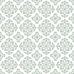 Medallion pattern repeat vector file Damask artwork traditional pattern