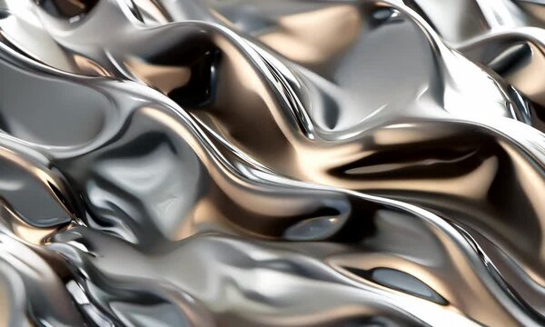 Liquid metal with undulating surface, Video