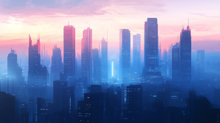 都市の風景や高層ビル