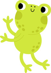 Hand Drawn Frog Character