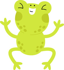 Cute Frog Kid Character