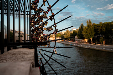 love locks on the bridge