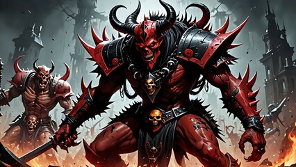 Abstraktion Rot negativ nonchalant 16x9. Hintergrund f&uuml;r das Design 5.