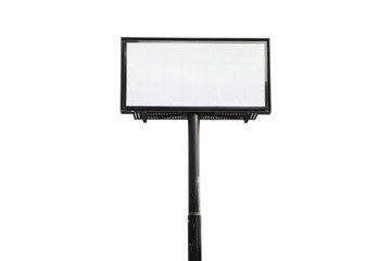 Obraz premium A simple sign on a pole with a white background, perfect for use in illustrations or designs