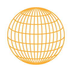 Globe icon template