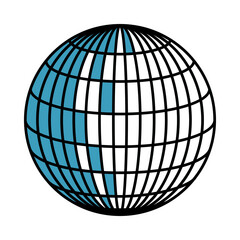 Globe icon template