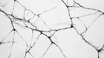 モノクロのひび割れ模様の背景