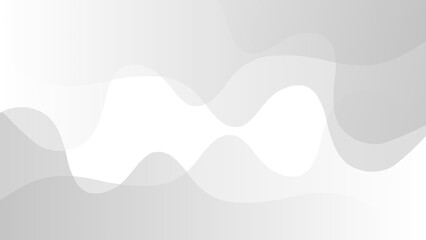 Abstract gray and white abstract background with clouds, template for banner brochure or landing 