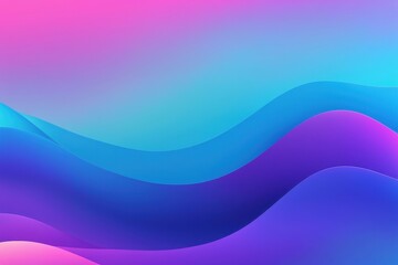Fototapeta premium A vibrant abstract wave design featuring gradients of pink, blue, and purple hues.