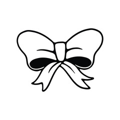 illustration of a ribbon bow.