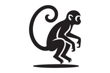 Realistic Monkey Vector Illustration EPS