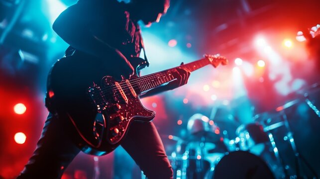 rock band concert