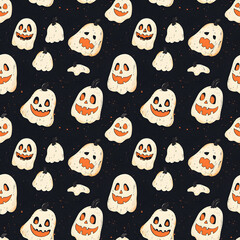Halloween Seamless texture pattern
