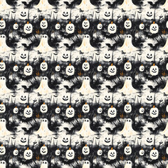 Halloween Seamless texture pattern