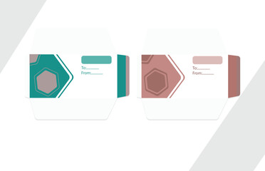 elegant envelope design, envelope design template.