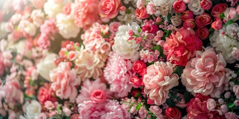 Embellished Floral Illuminated Photography Area for Celebrations