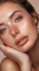  Portrait of Beautiful Women, Skincare Model