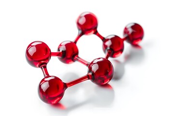 Nitric oxide system isolated on white background.