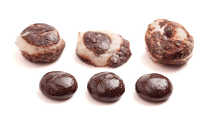 Crunchy Freeze Dried Chocolate Covered Cream Filled Mint Candy Pieces