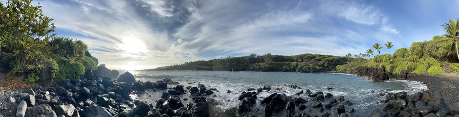 Hawaiian Black Beach