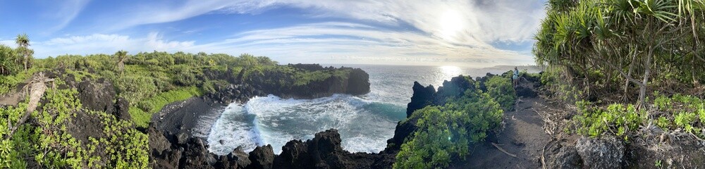 Hawaiian Black Beach