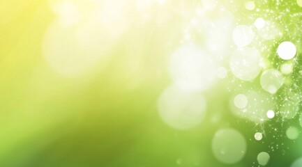 Obraz premium Gradient Background Blending Lime Green and White with Strong Light from the Right and Subtle Blur