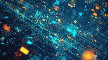 Obraz premium abstract background with lights