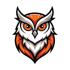vector beautiful owl logo design