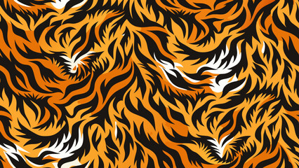 tiger skin pattern