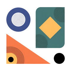 Abstract Graphic Design Elements vector