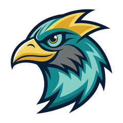 vector eagle head logo