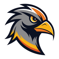 vector eagle head logo
