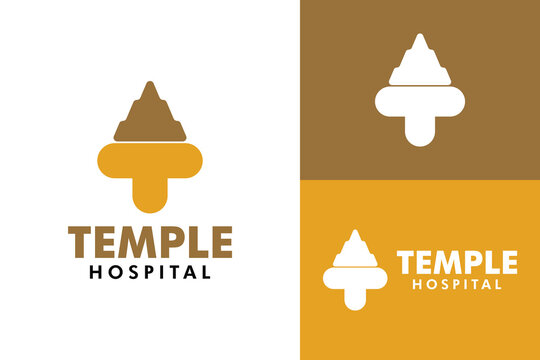 Logo ready elegant simple creative brand identity company corporate cafe fashion food initial letter word  mark sign modern line hospital redcross clinic health temple candi