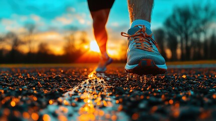 Athlete stretching after a workout to reduce lactic acid buildup."
