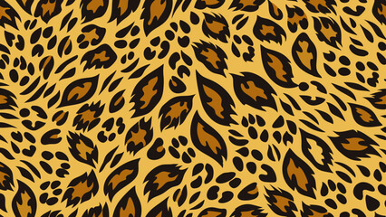 Cheetah Skin Seamless Fabric Pattern  Wild Fashion Design