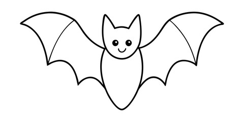 Bat halloween vector