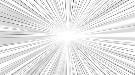 White background with light rays radiating from the center, creating an abstract and futuristic look. use for modern aesthetic with a sense of technology or innovation