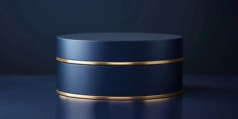 Blue & gold product display