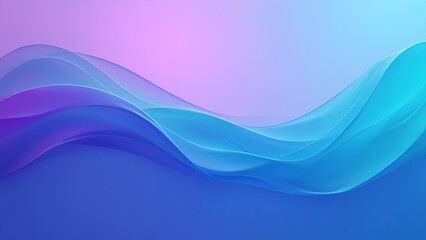 Abstract wave gradient with purple blue and teal dynamic shapes vibrant and modern