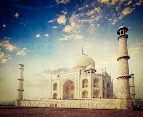 Taj Mahal on sunrise sunset, Agra, India