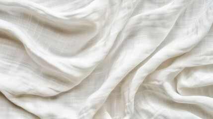 Background with white linen texture