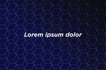 Abstract blue background poster with dynamic. technology network Vector illustration.