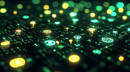 Abstract Digital Network